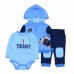 Fashion Style Baby Boy Clothing Set 3pcs Suits Coat Bodysuit Pants Cotton Long Sleeve Winter Newborn Baby Boys Clothes